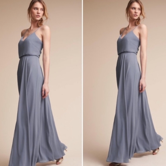 Jenny Yoo BHLDN Anthropologie Inesse Formal Bridesmaid Maxi Dress - Picture 1 of 13
